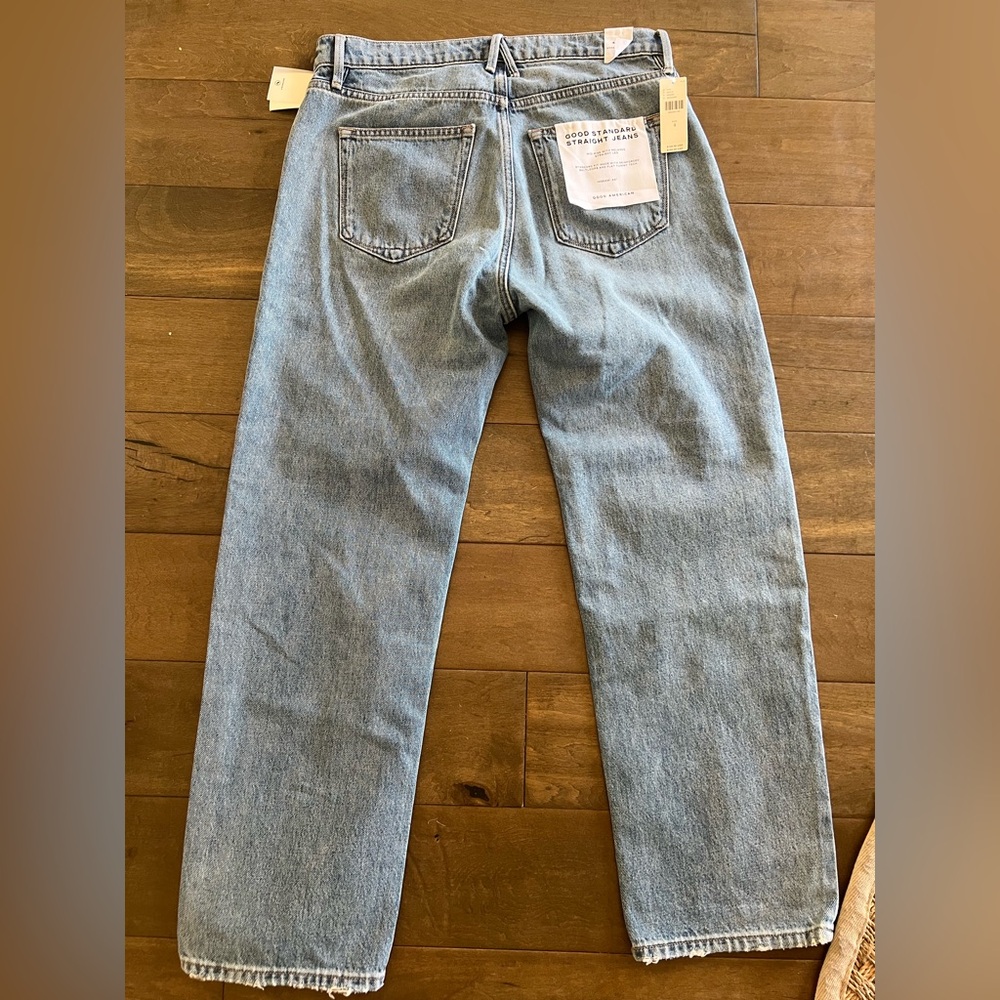 Good American Jeans relaxed straight NWT 4/27